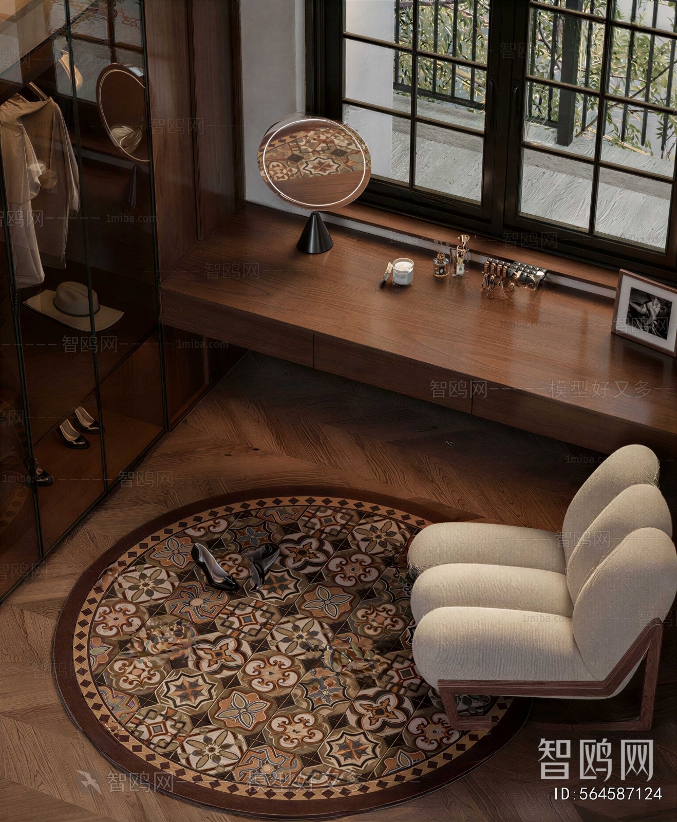 Modern Clothes Storage Area