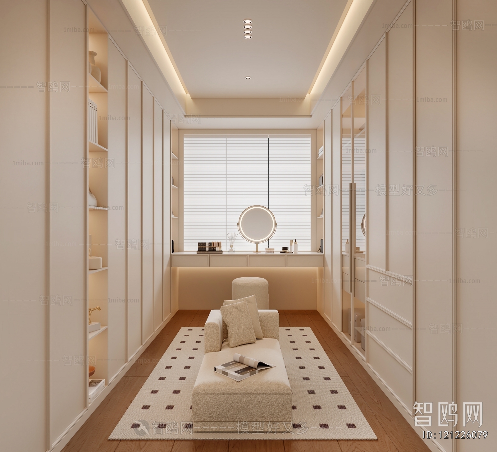 French Style Clothes Storage Area