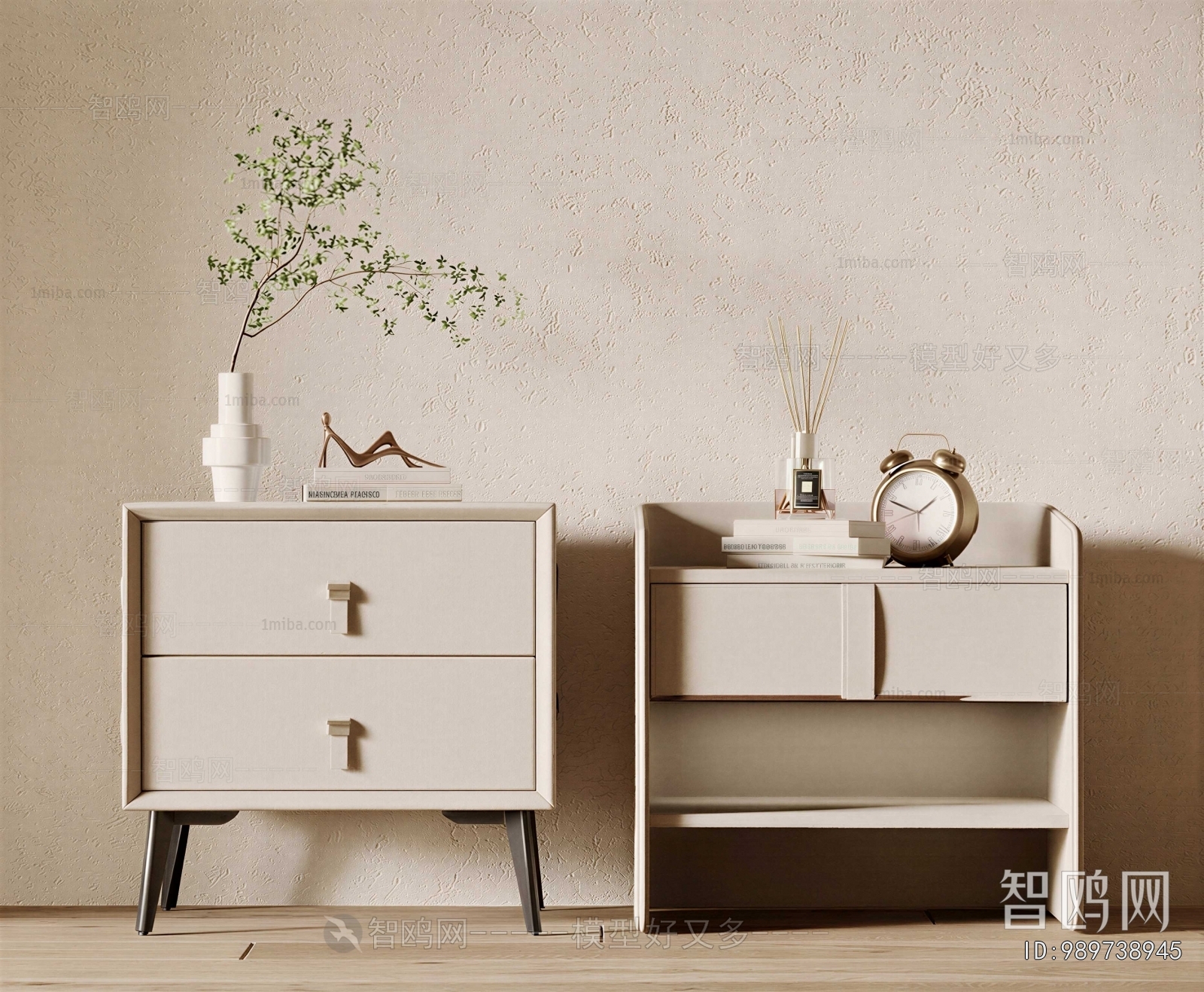 Modern Bedside Cupboard