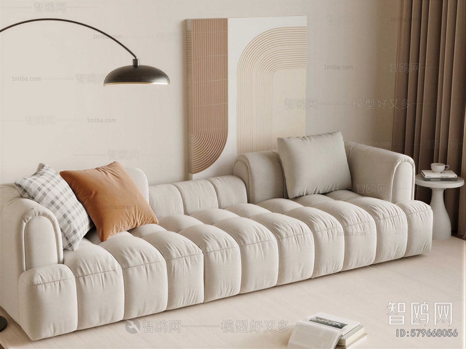 Modern Three-seat Sofa
