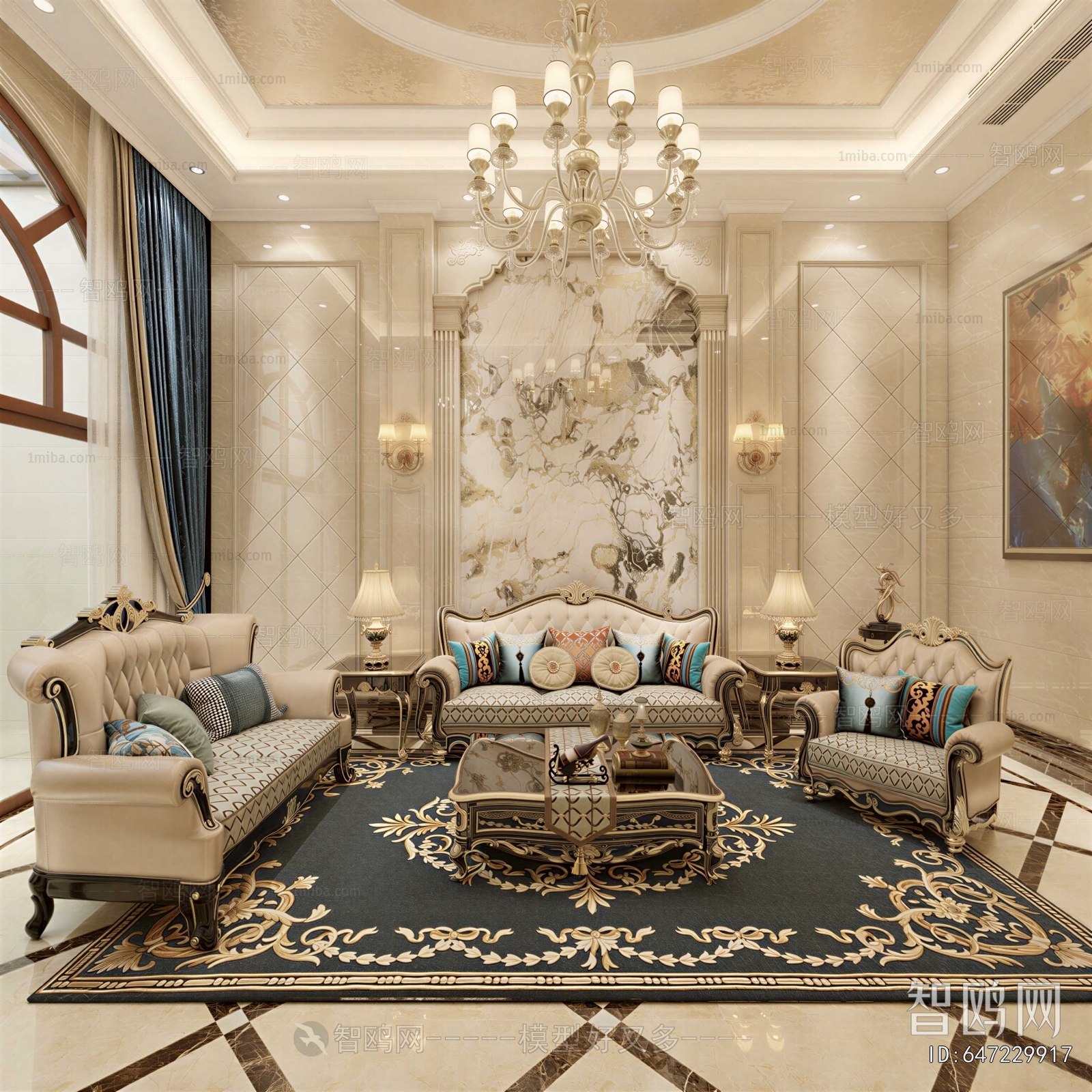 American Style A Living Room