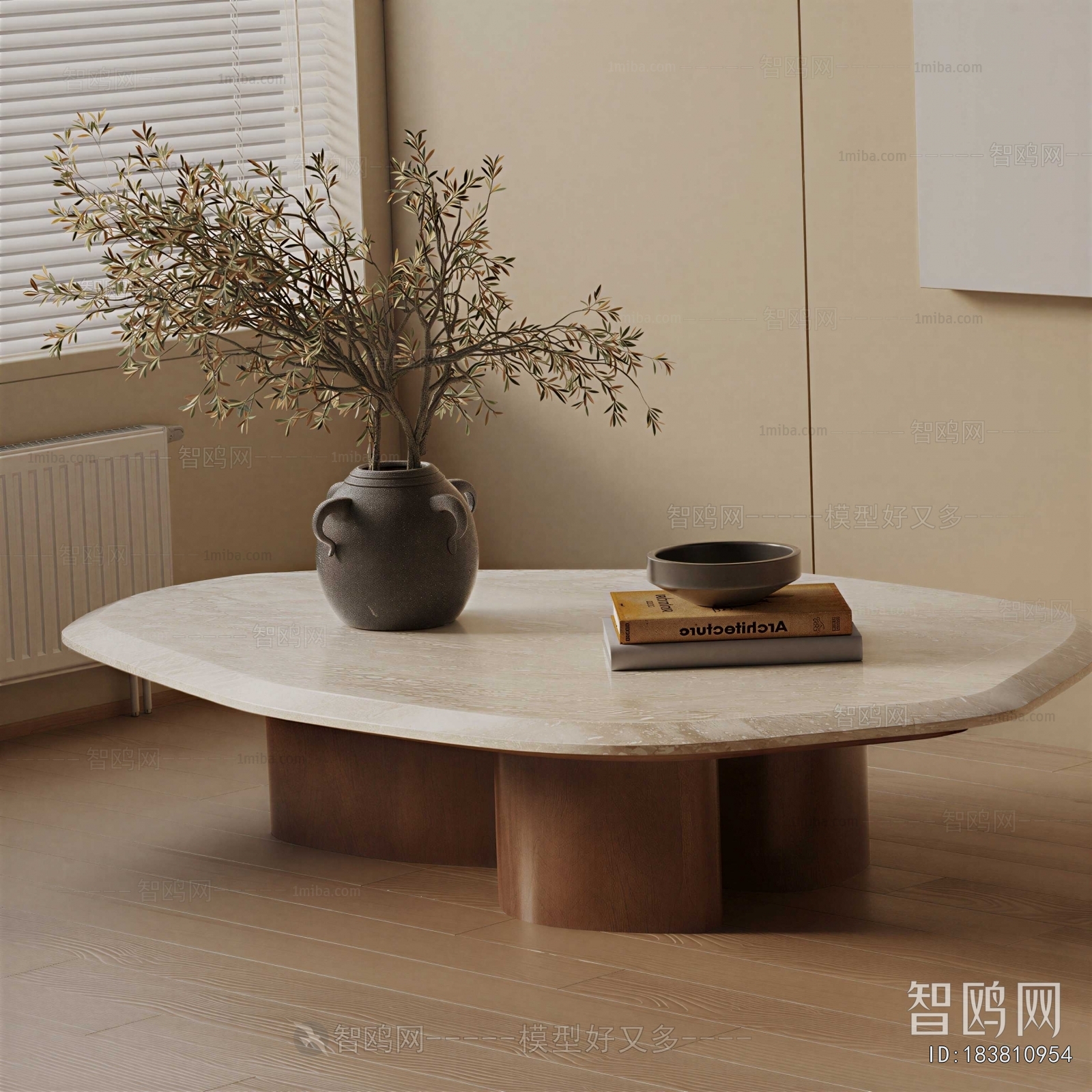 Wabi-sabi Style Coffee Table