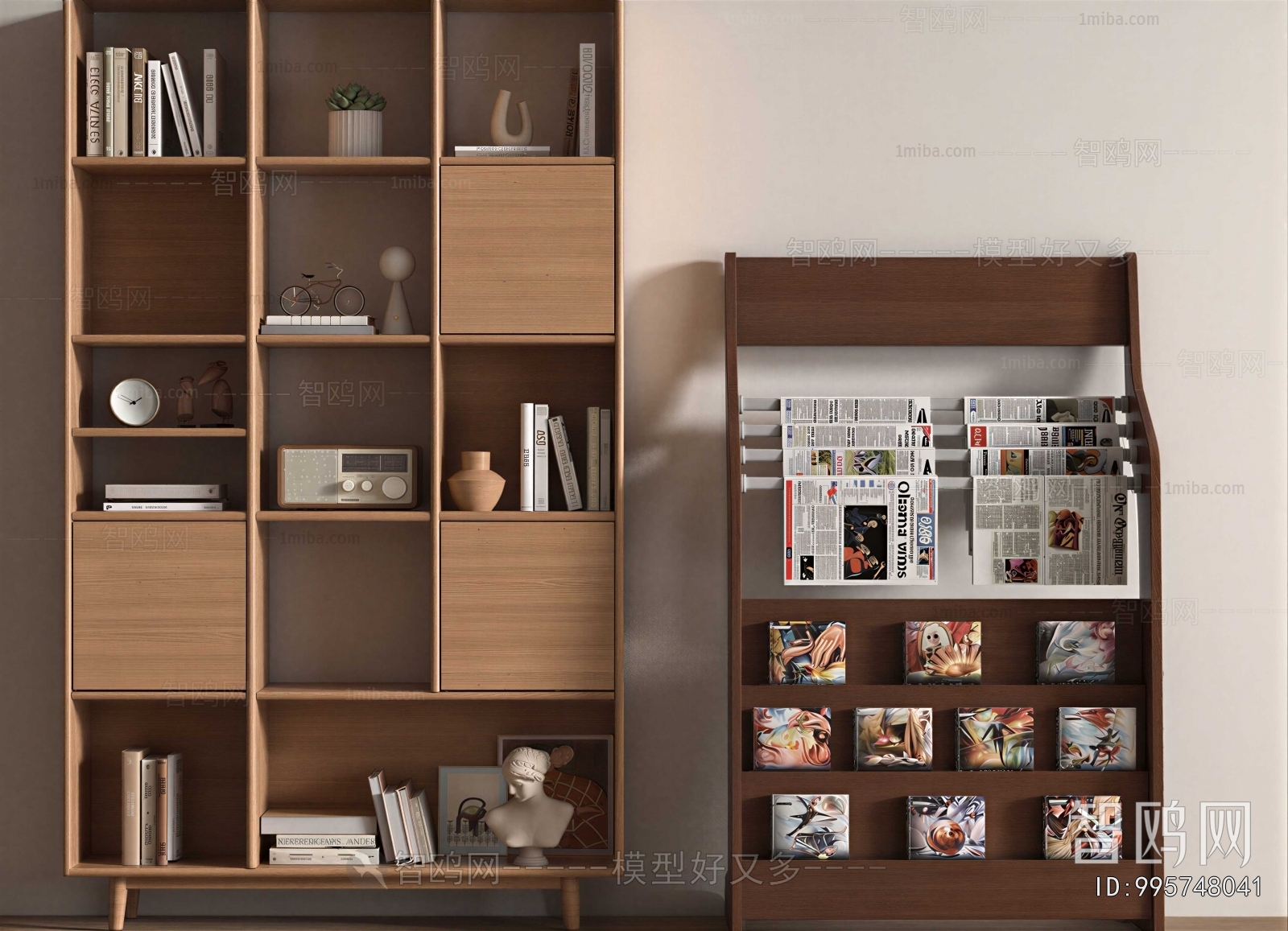 Nordic Style Bookcase