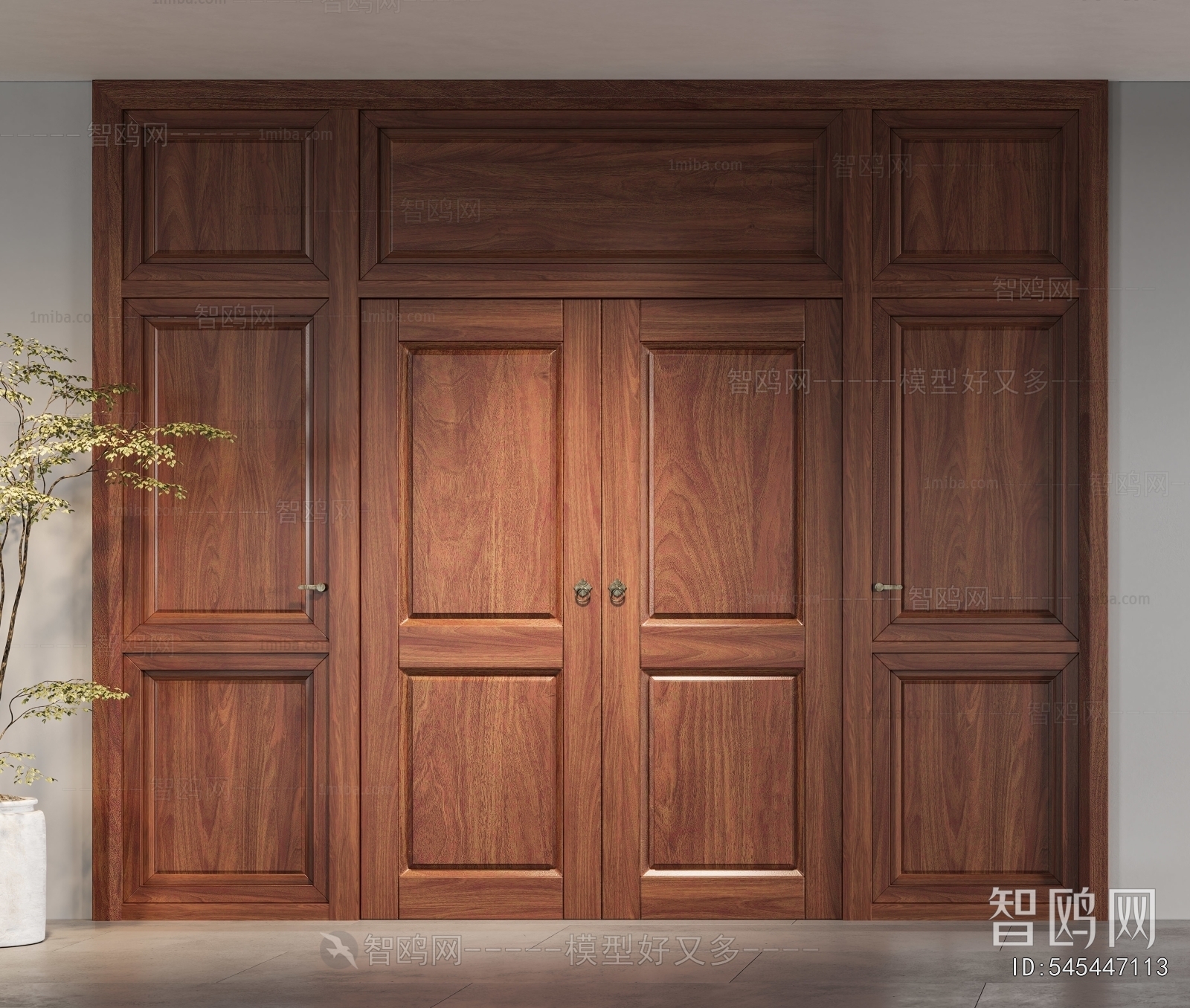 New Chinese Style Double Door