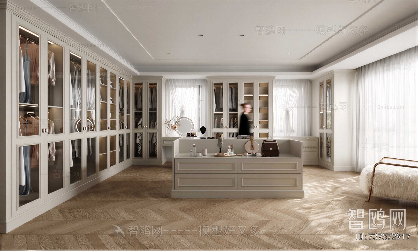 Modern Clothes Storage Area