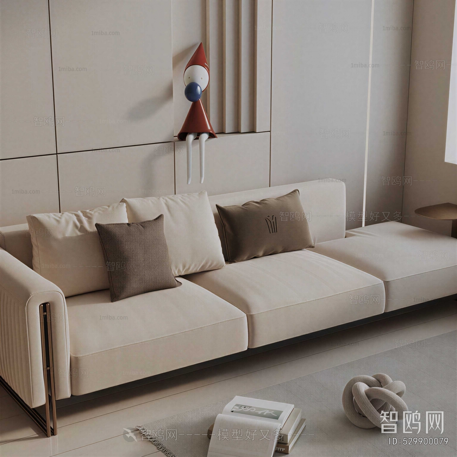 Modern Three-seat Sofa