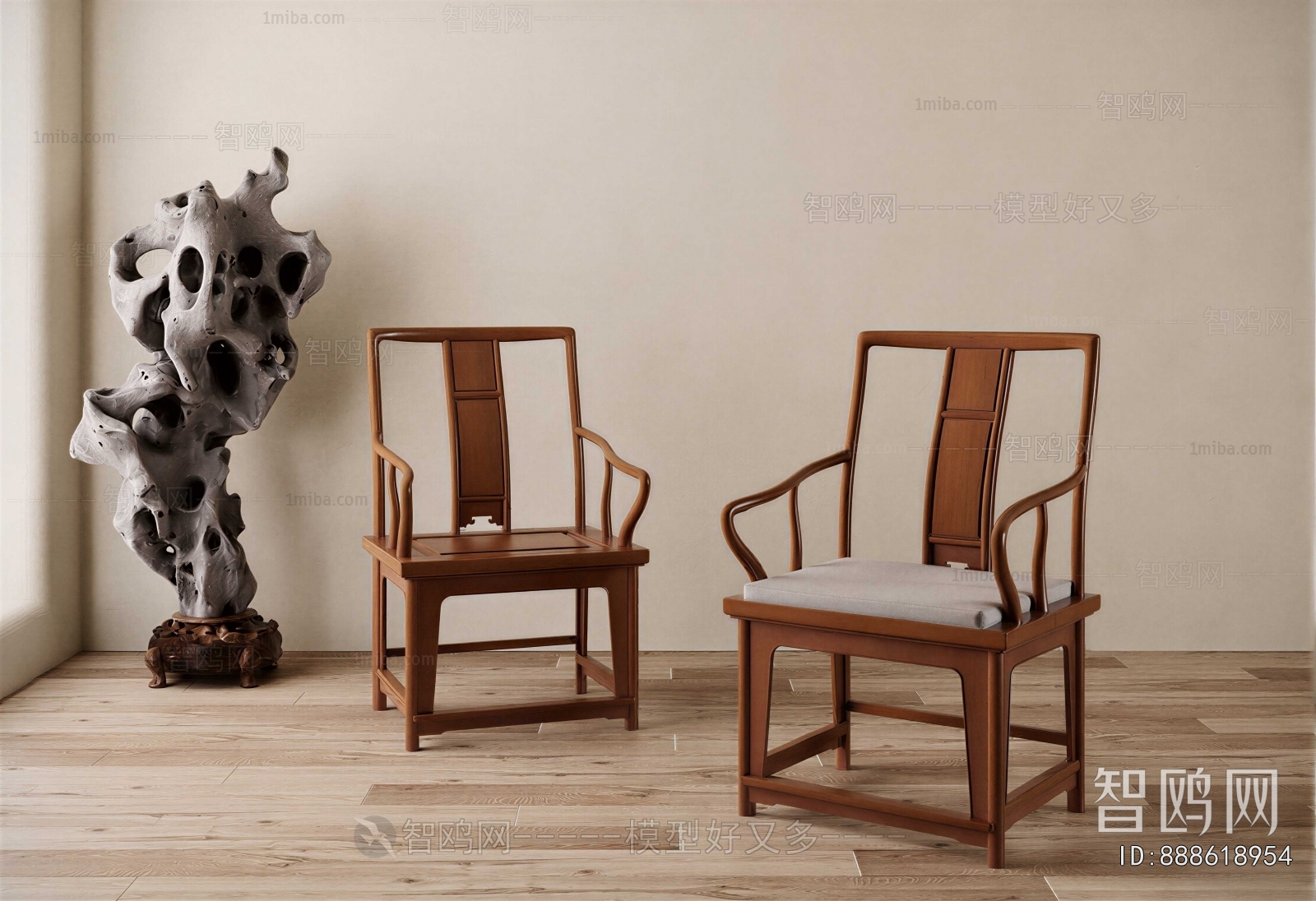 New Chinese Style Lounge Chair