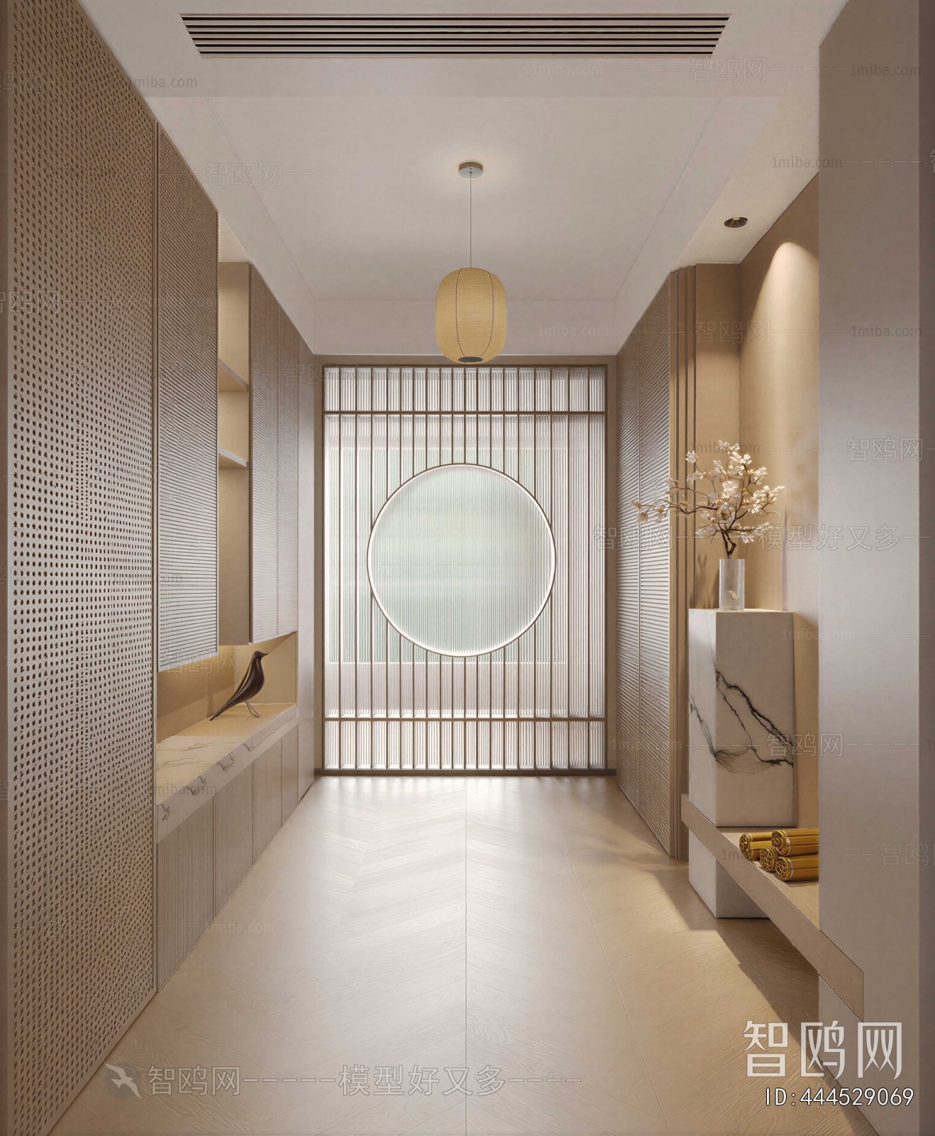 New Chinese Style Hallway