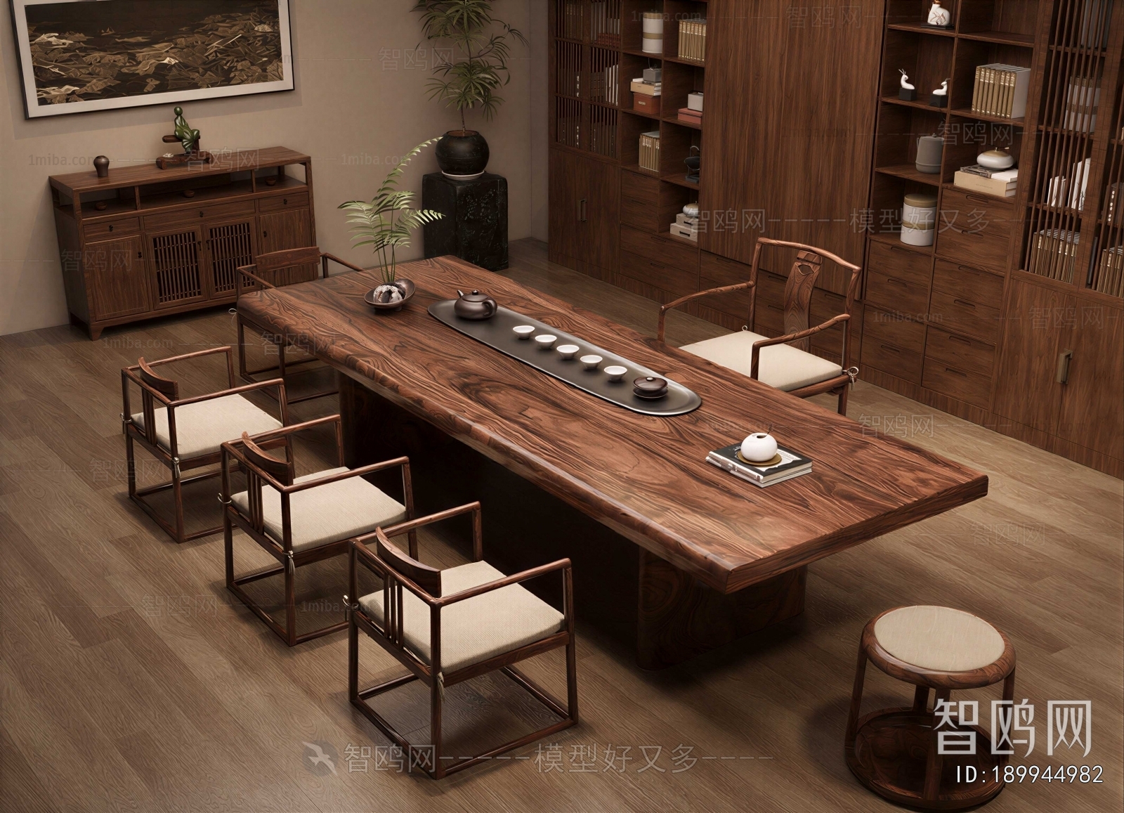 Wabi-sabi Style Tea Tables And Chairs