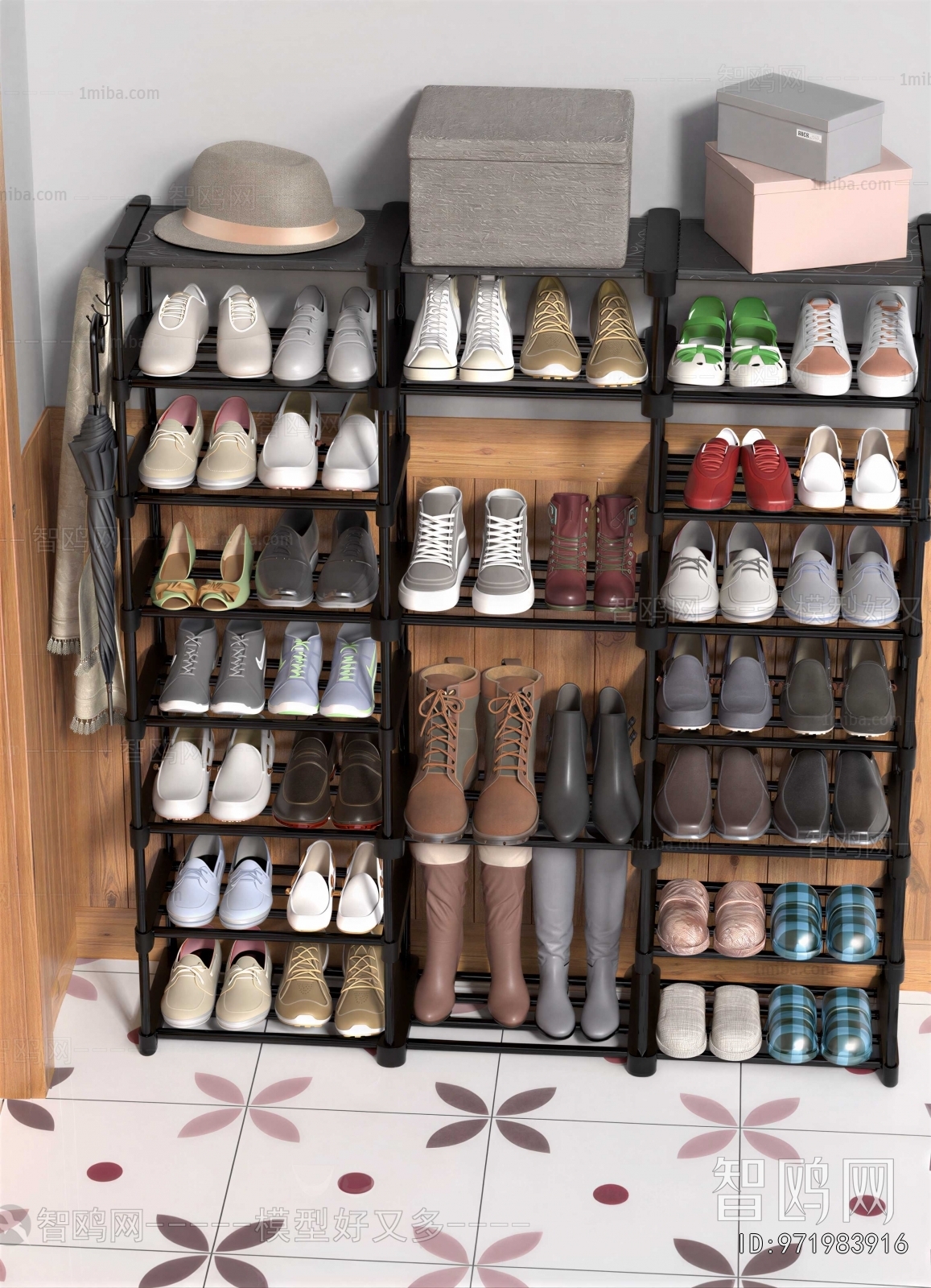 Modern Shoe Cabinet
