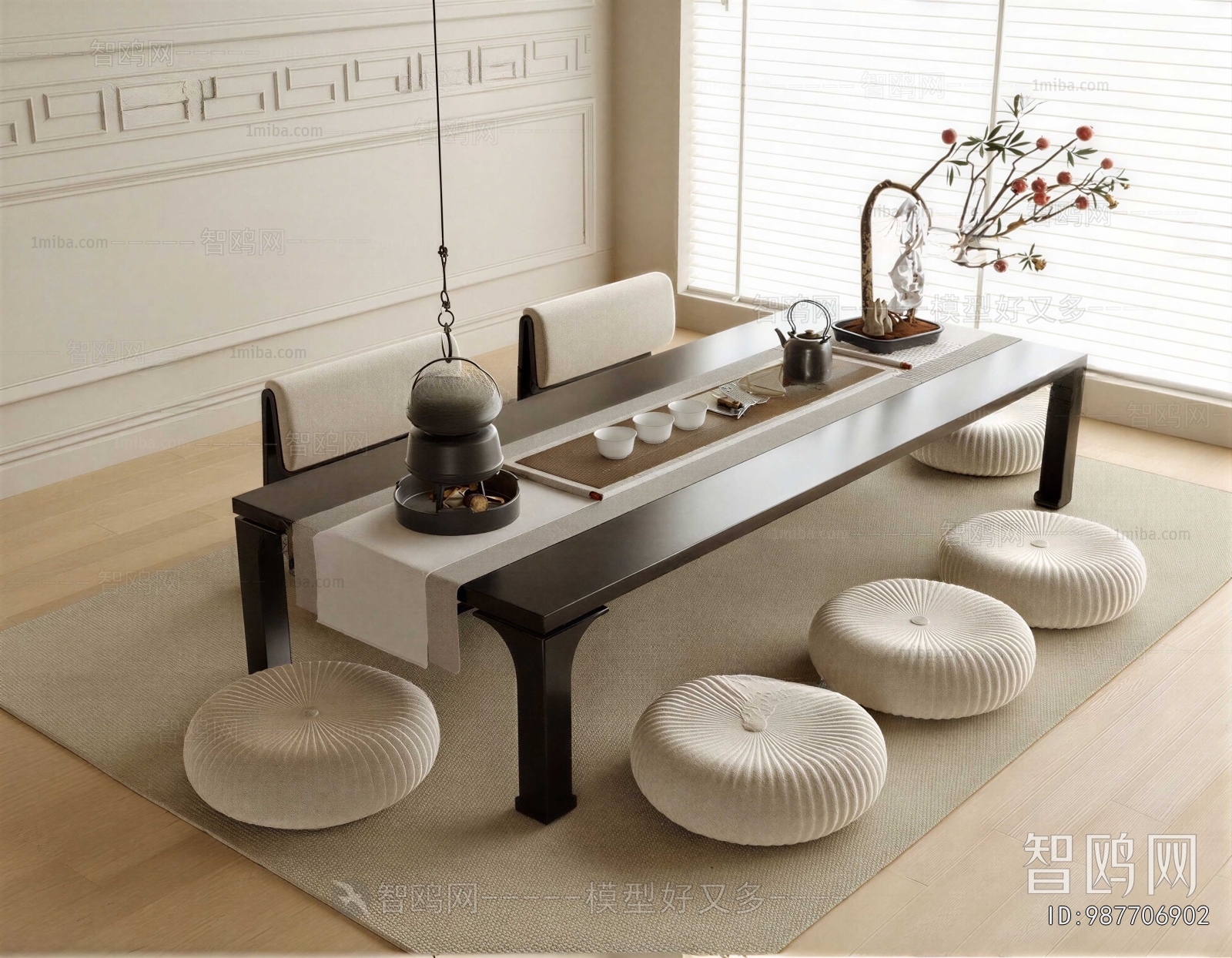 Japanese Style Tea Tables And Chairs
