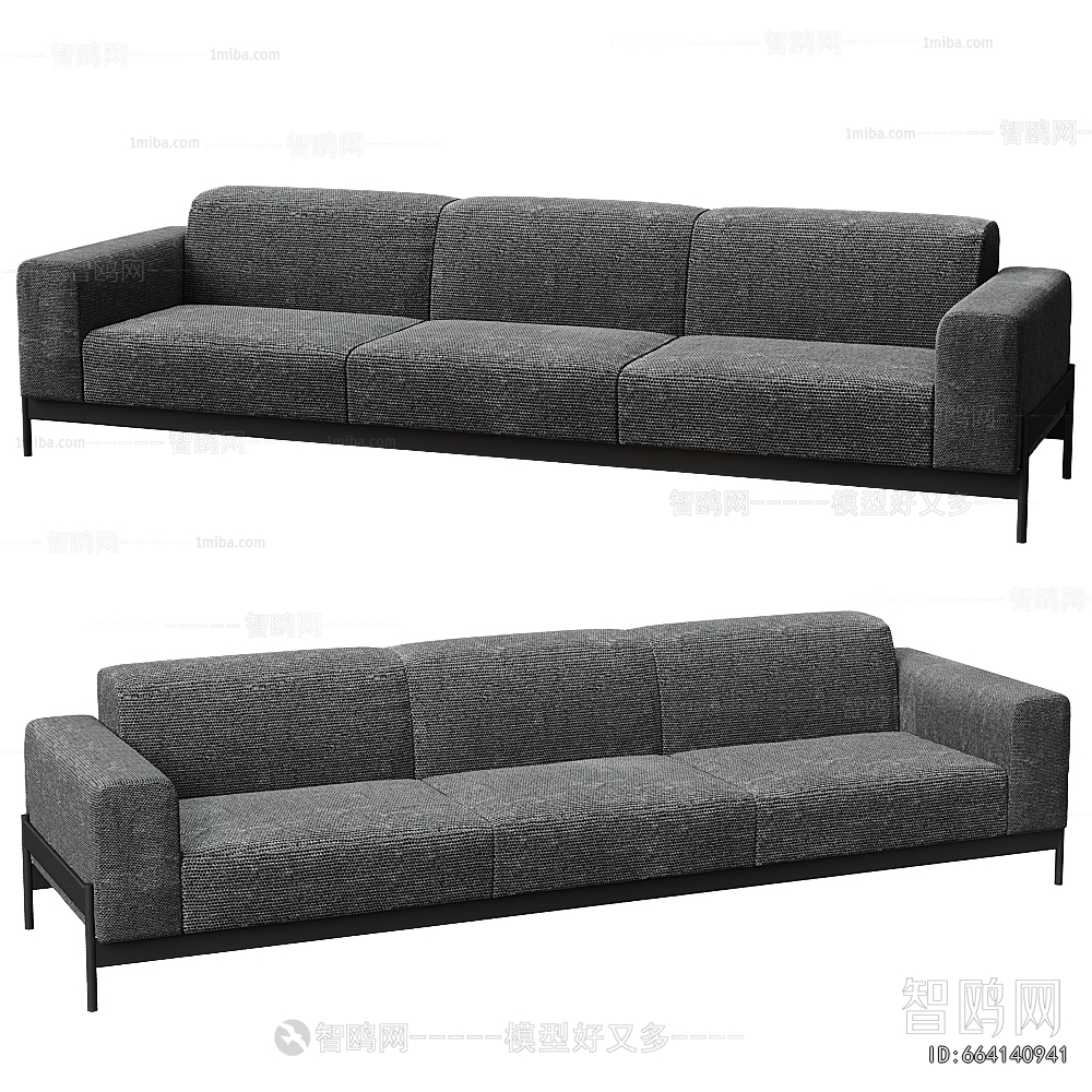 Modern Three-seat Sofa