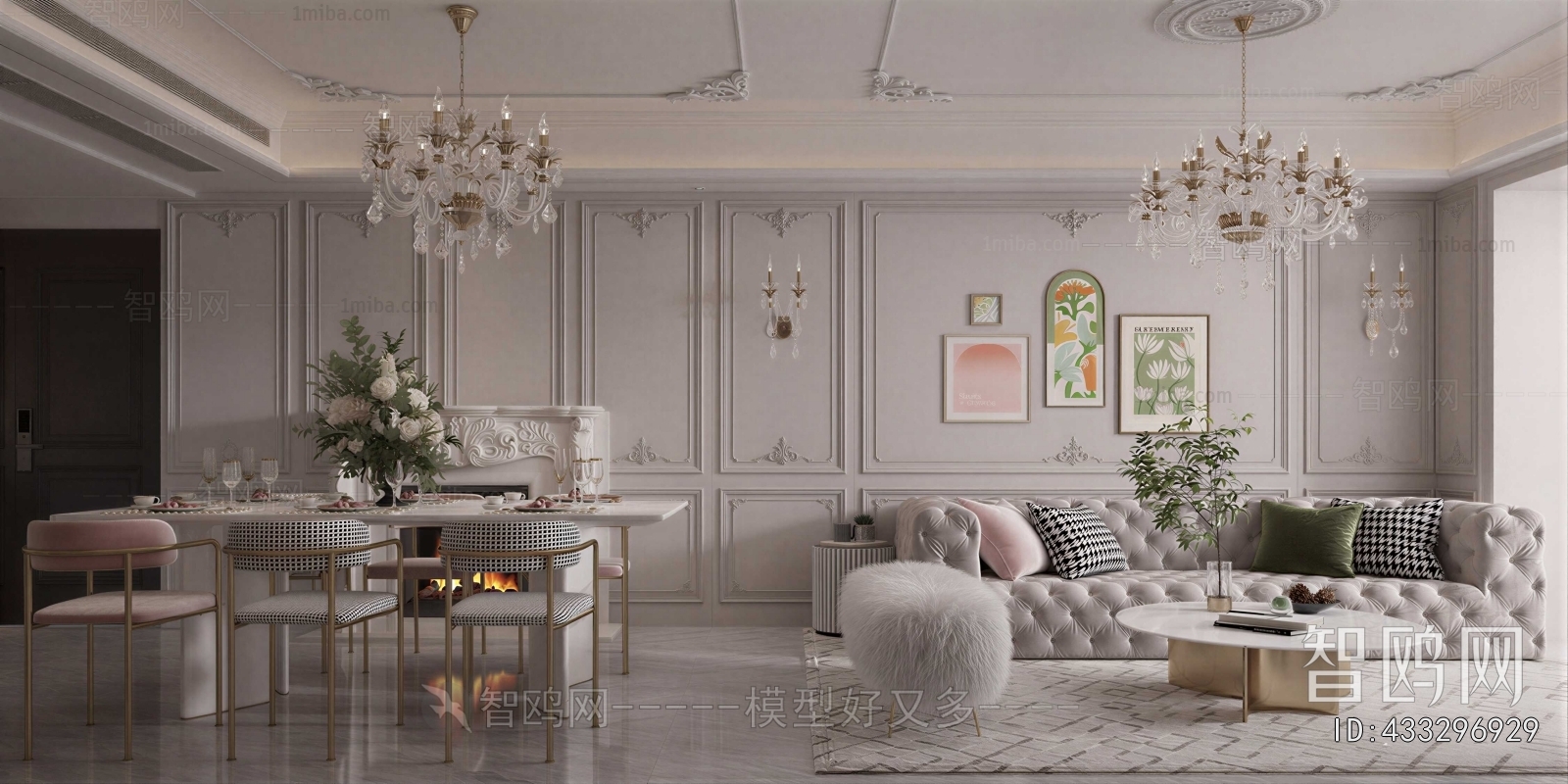 French Style A Living Room