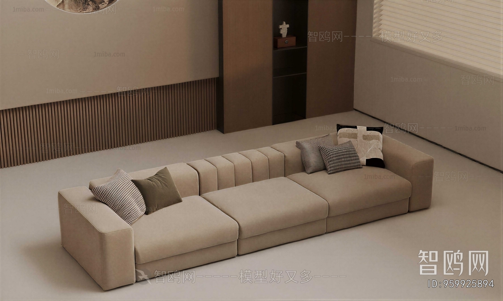 Modern Three-seat Sofa