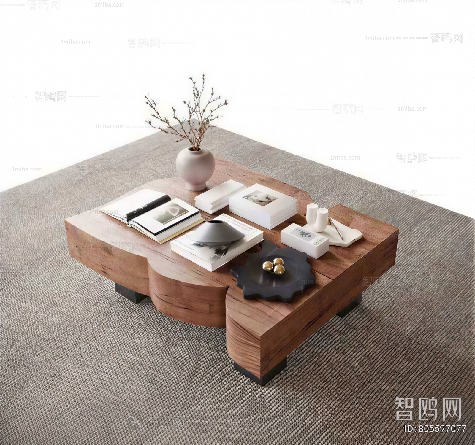 Wabi-sabi Style Coffee Table