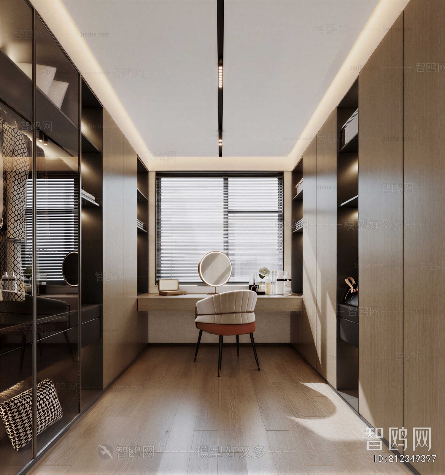 Modern Clothes Storage Area