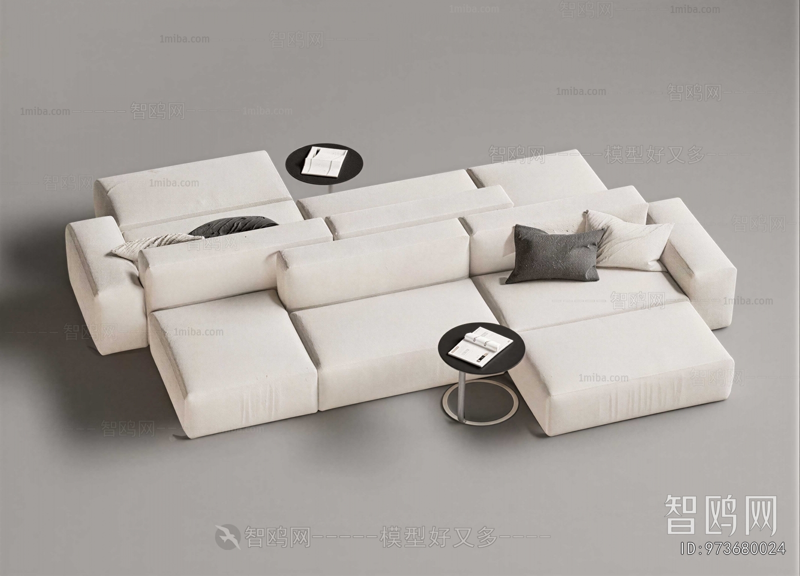 Modern Multi Person Sofa