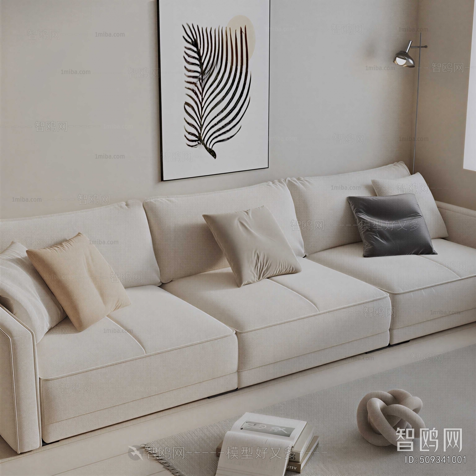 Modern Three-seat Sofa