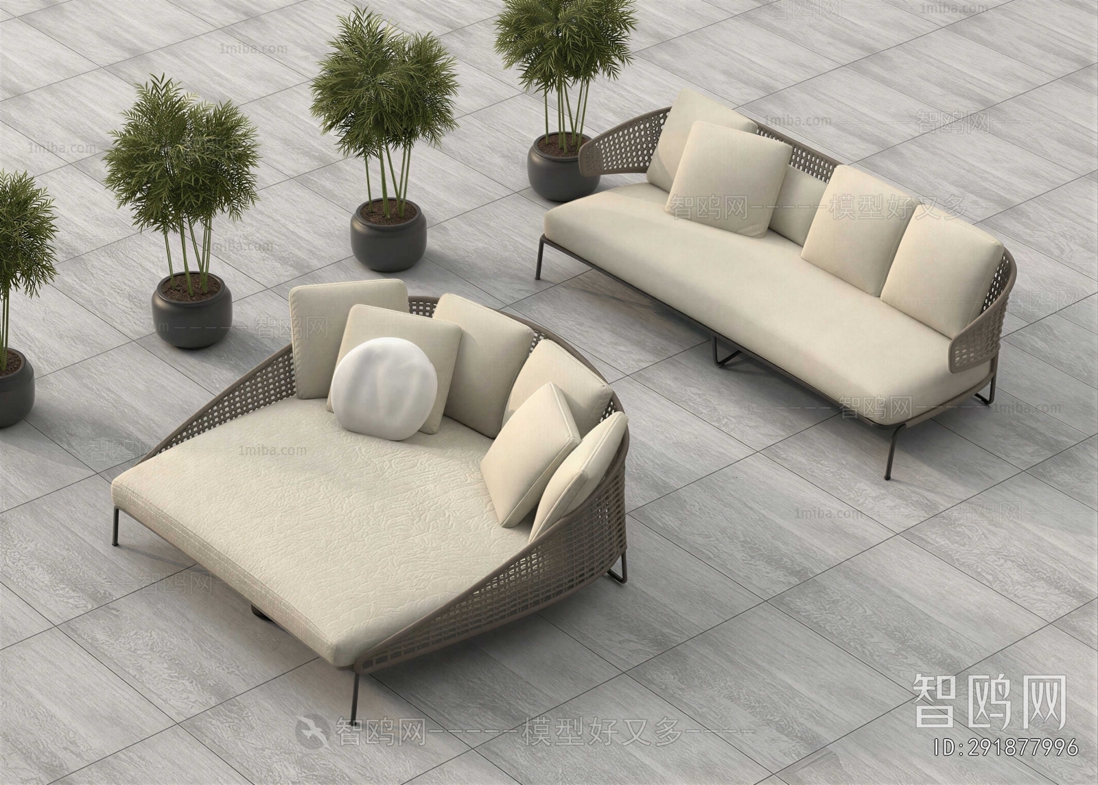 Modern Outdoor Sofa