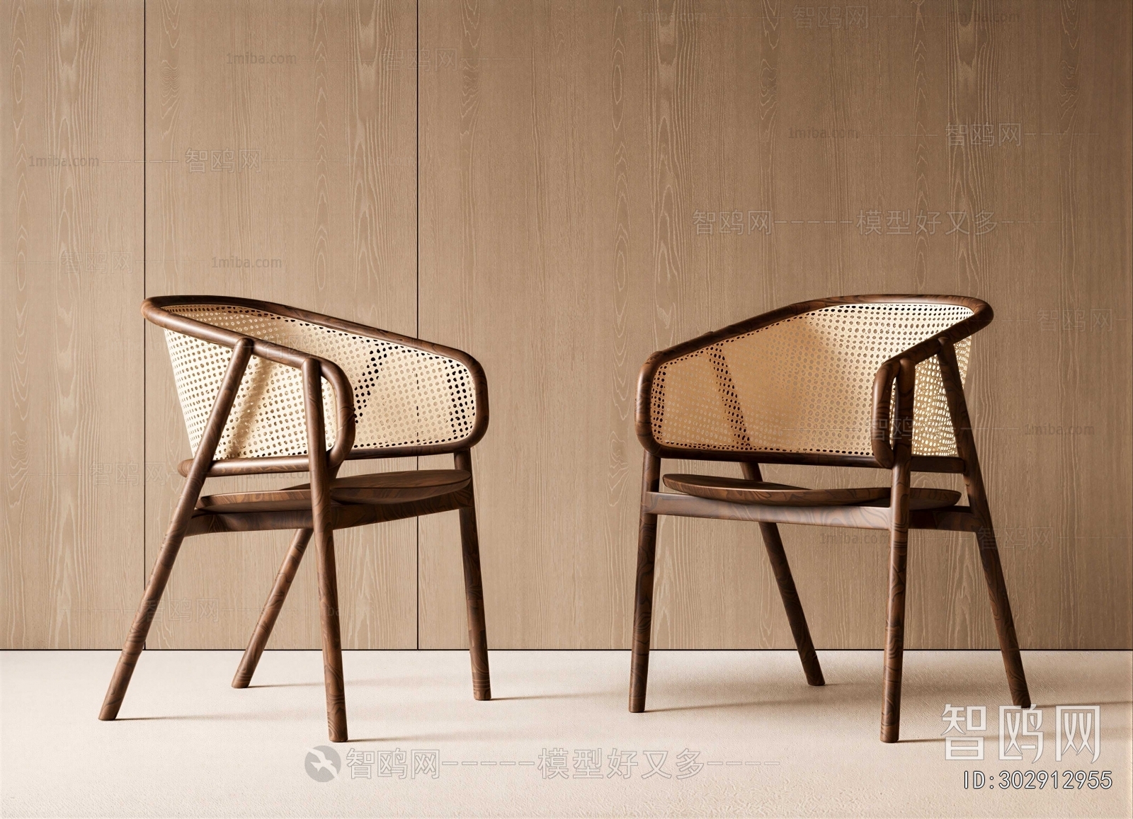 Wabi-sabi Style Lounge Chair