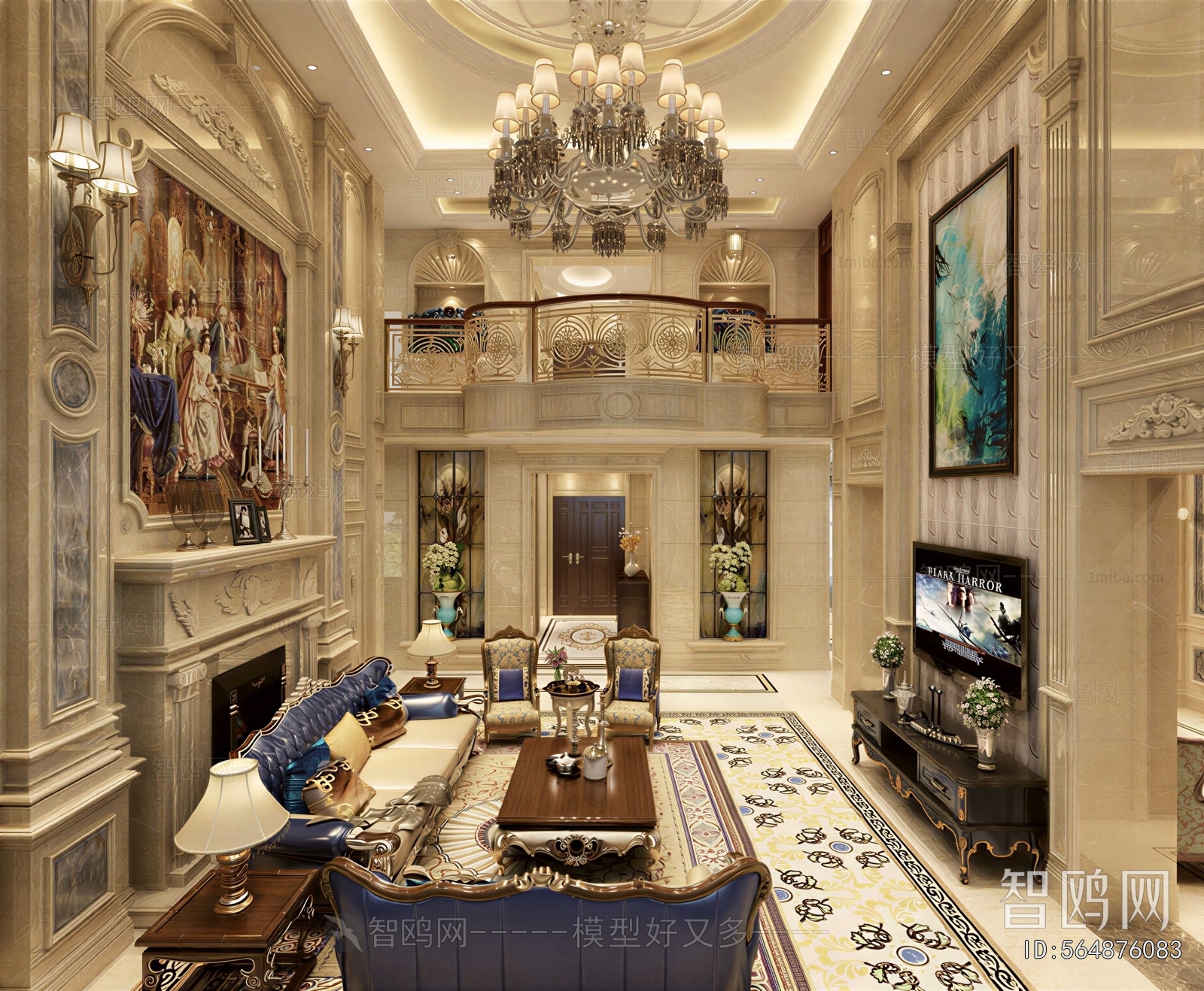 European Style A Living Room