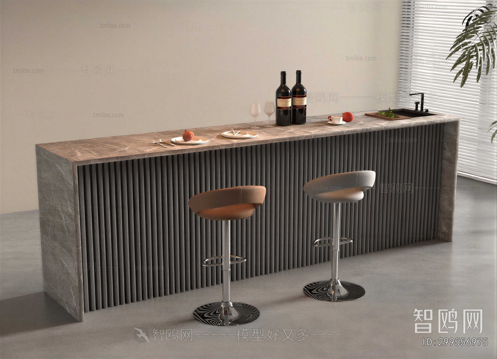 Modern Counter Bar