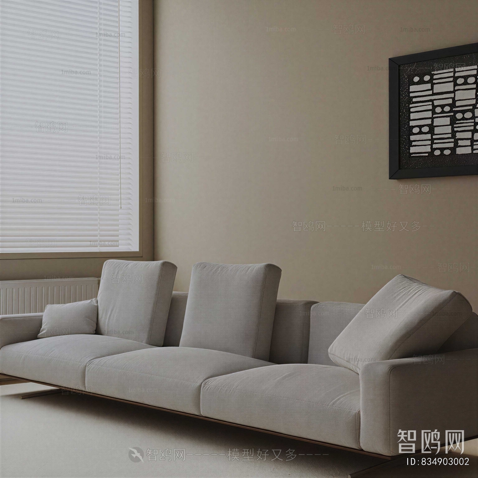 Modern Three-seat Sofa