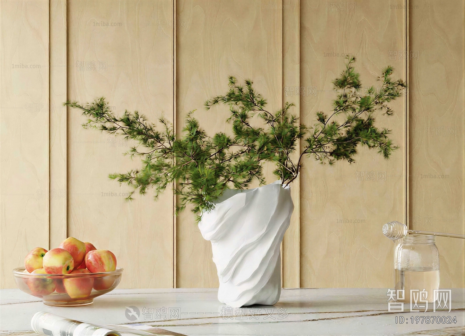 Modern Aquatic Green Plant