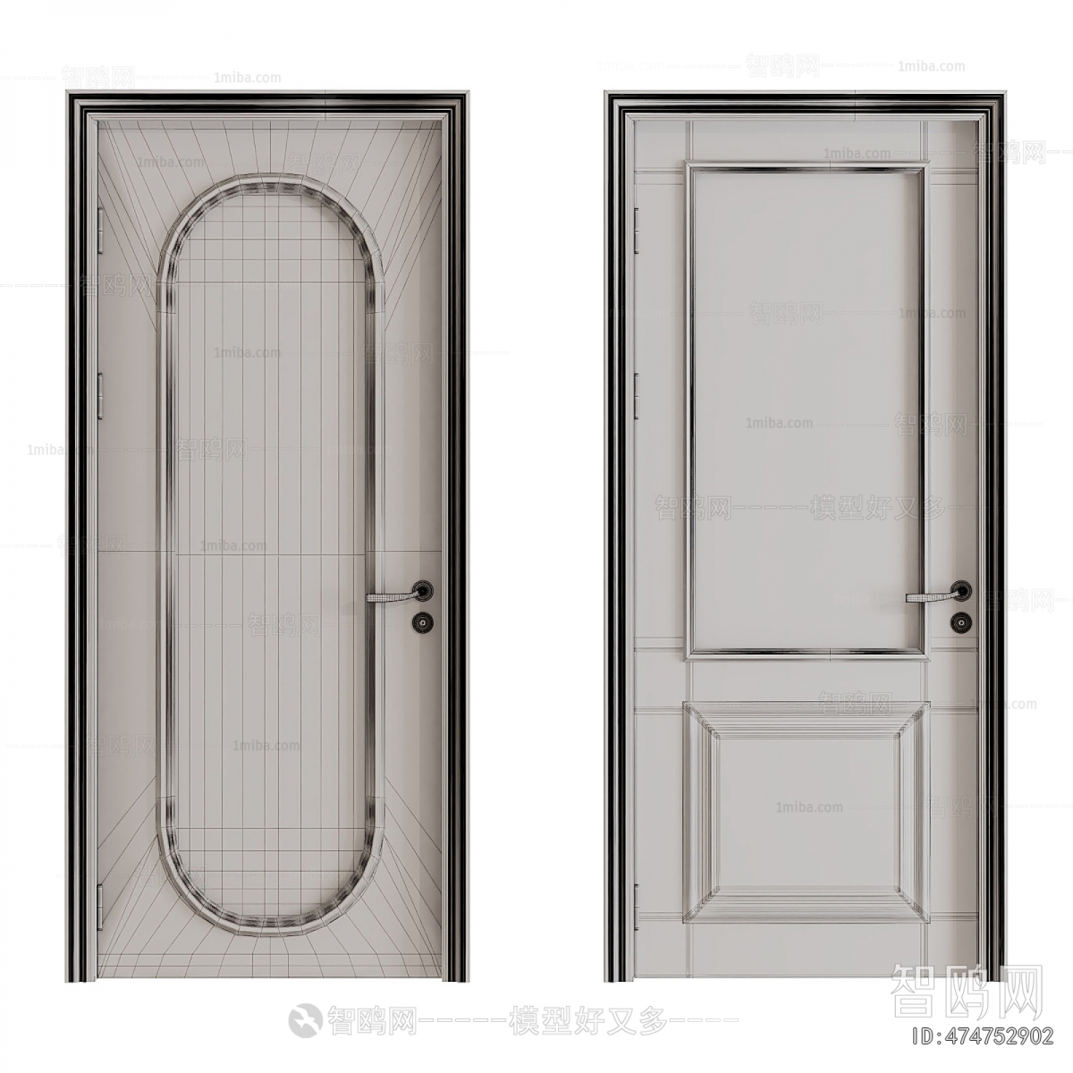 French Style Single Door