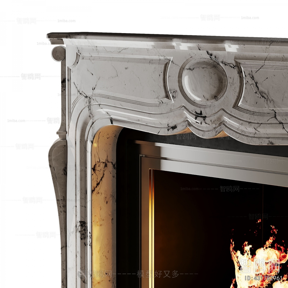 French Style Fireplace