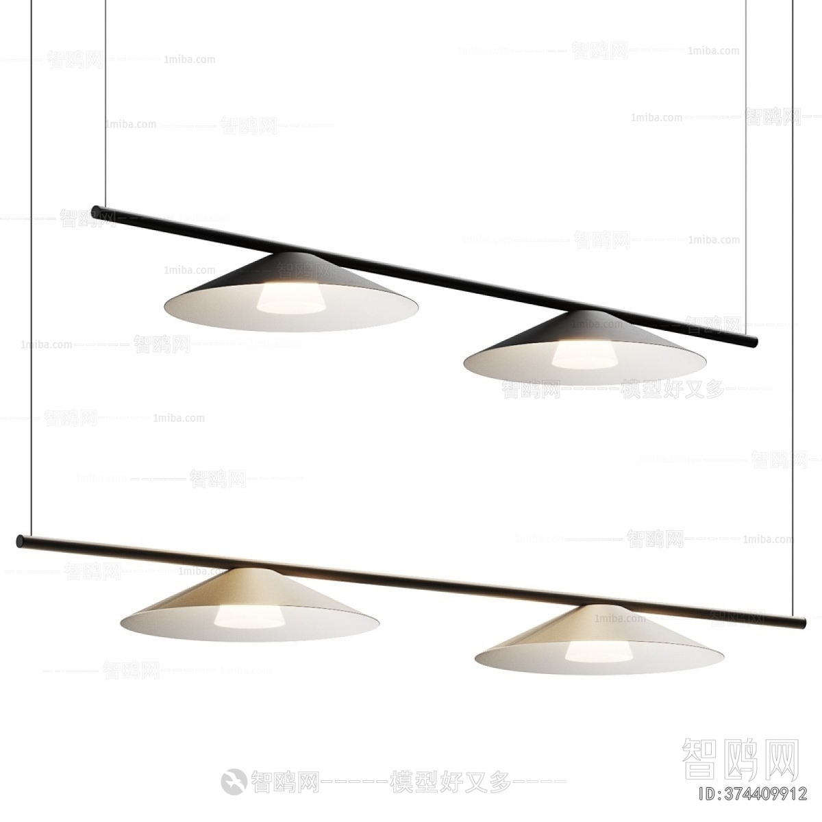 Modern Long Chandelier