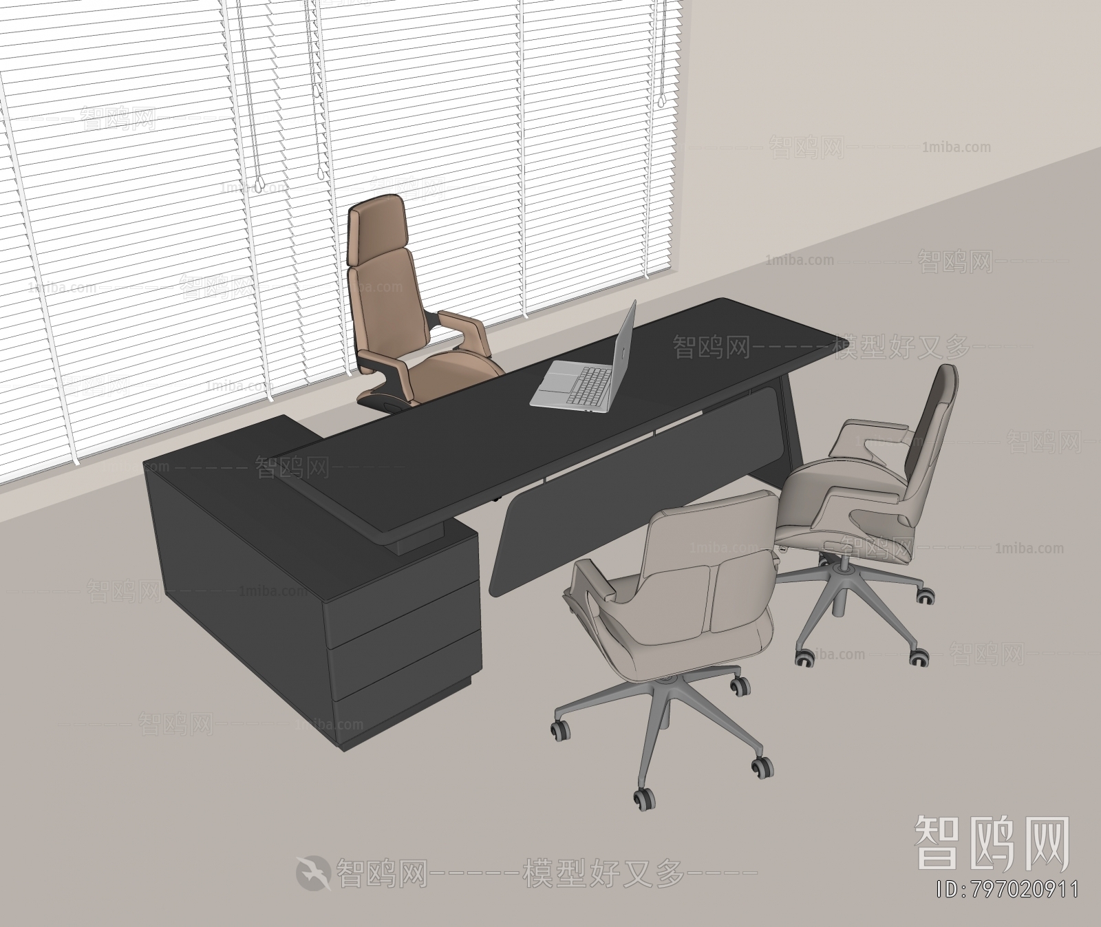Modern Office Desk And Chair