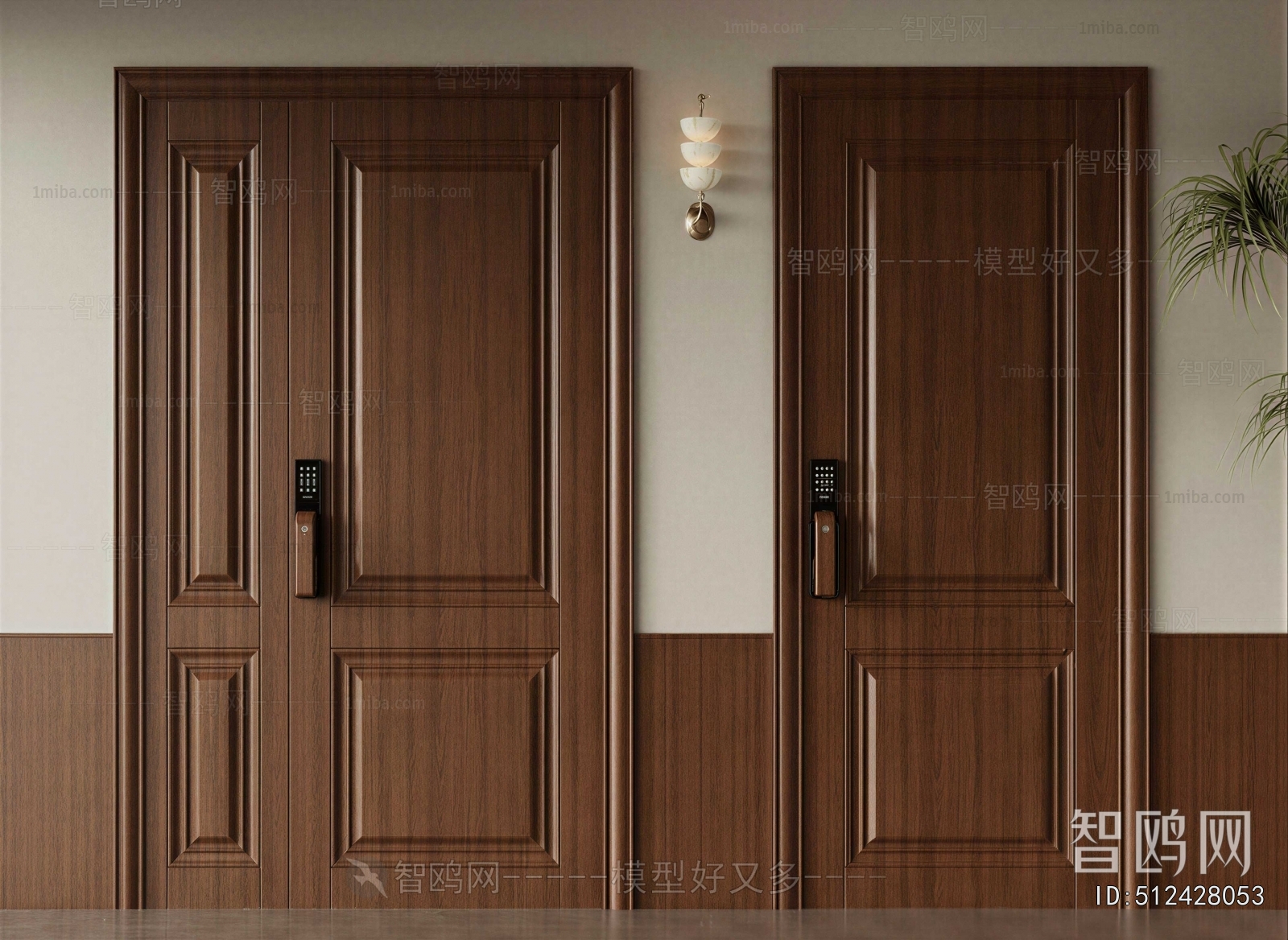 New Chinese Style Entrance Door