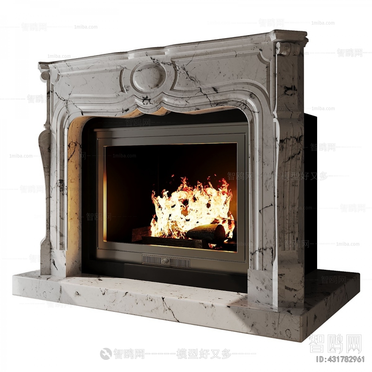French Style Fireplace