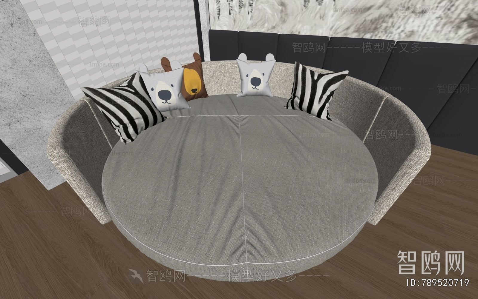 Modern Round Bed