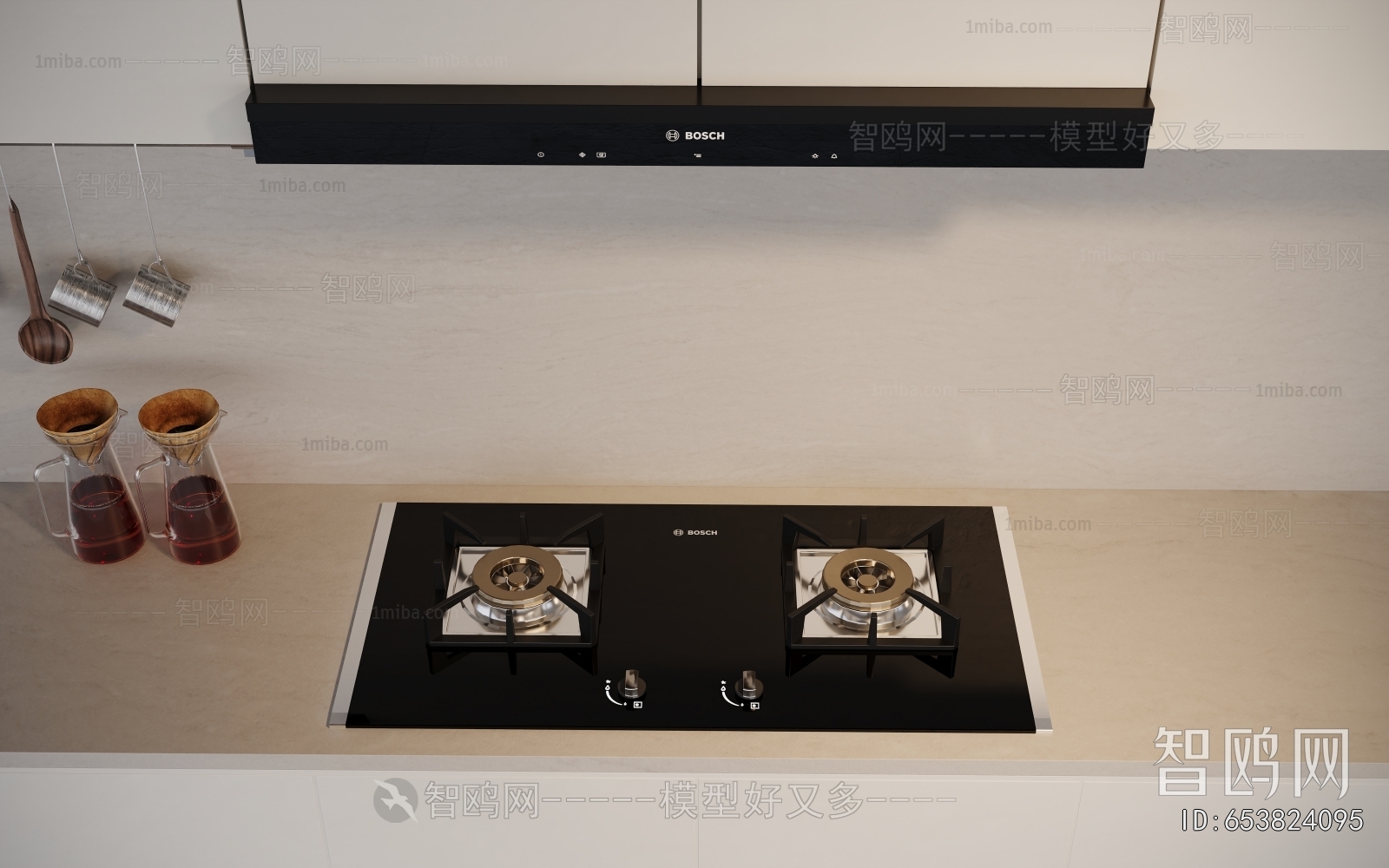 Modern Kitchen Electric Gas Range