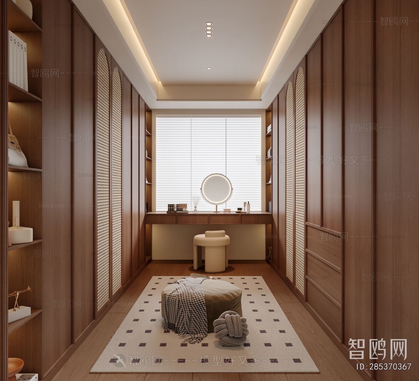 French Style Clothes Storage Area