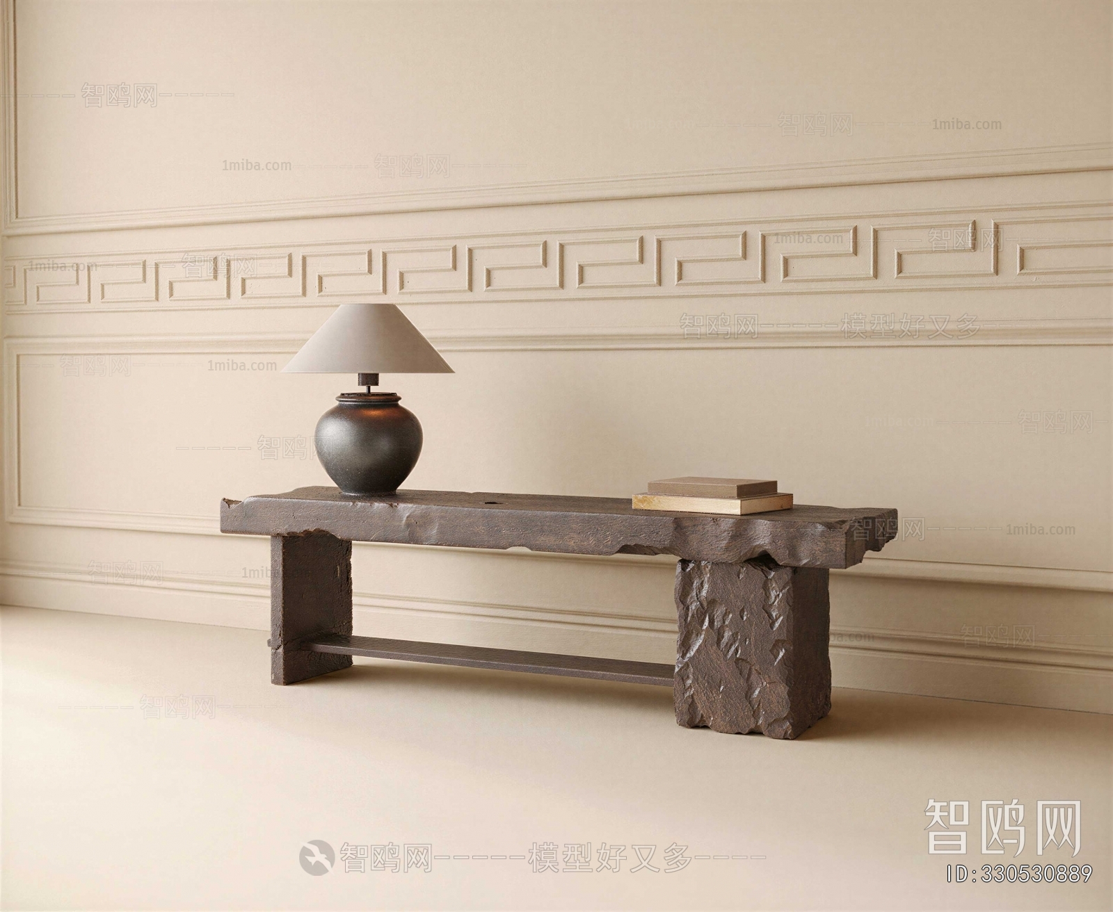 Wabi-sabi Style Bench