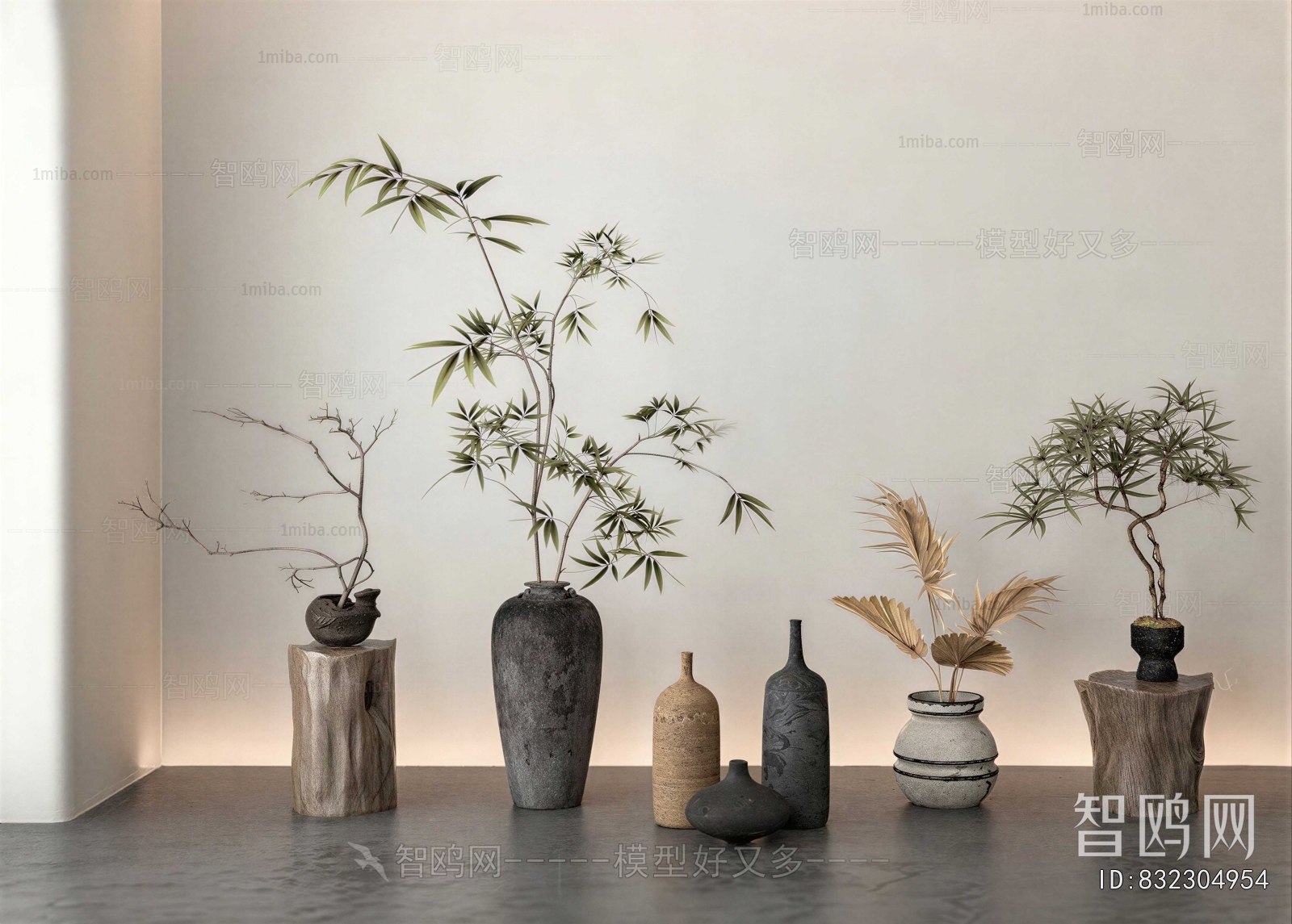 Wabi-sabi Style Dried Branch