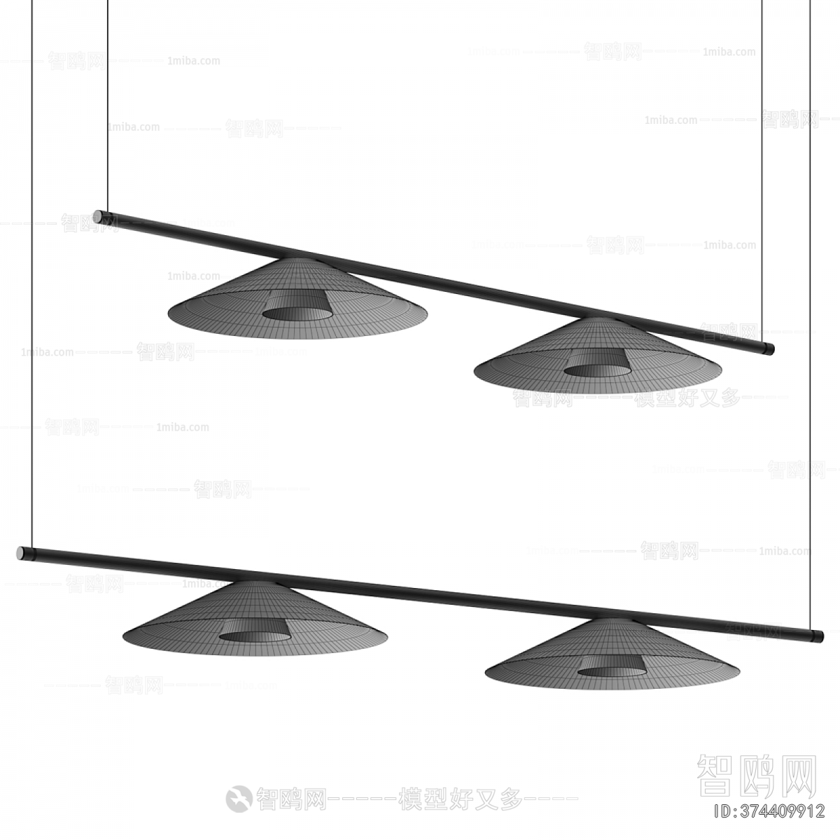 Modern Long Chandelier