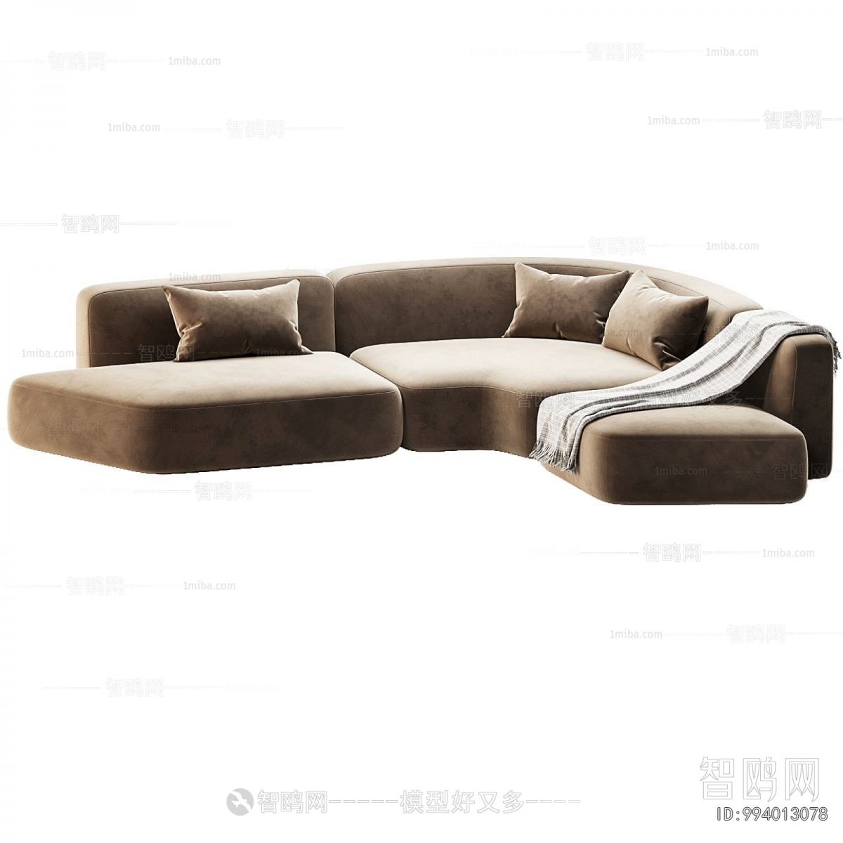 Modern Curved Sofa