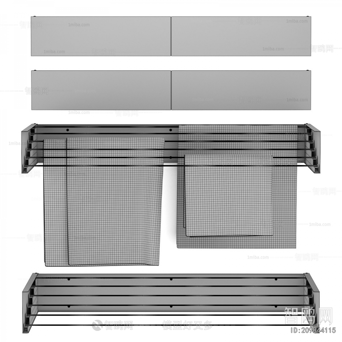 Modern Bathroom Rack