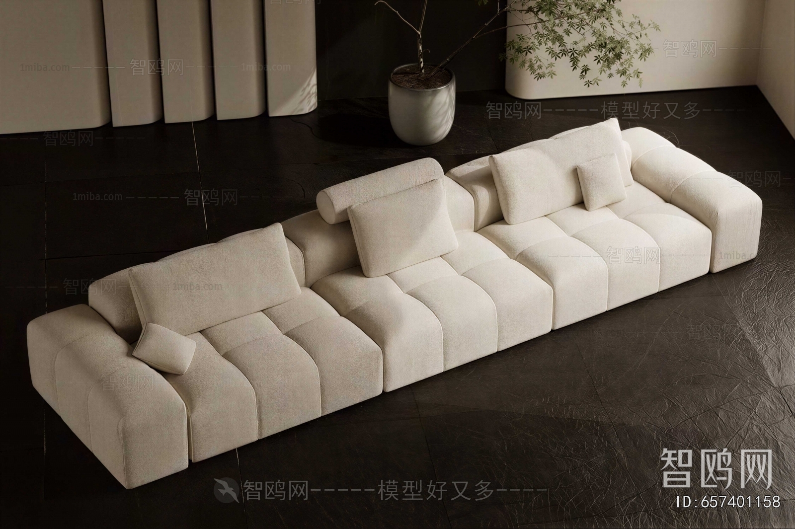 Modern Three-seat Sofa