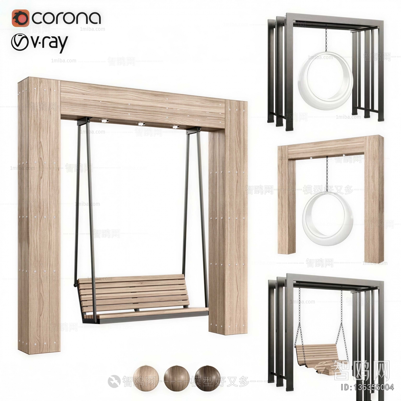 New Chinese Style Hanging Chair