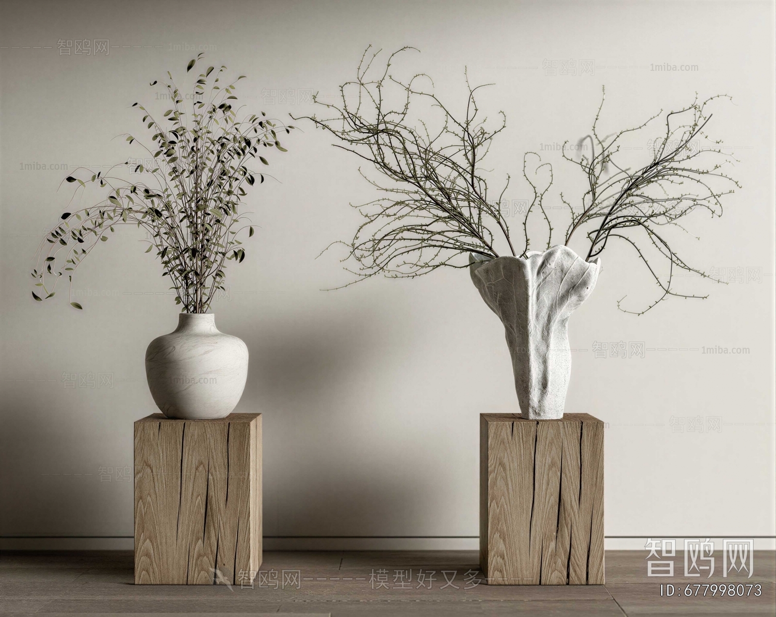 Wabi-sabi Style Dried Branch