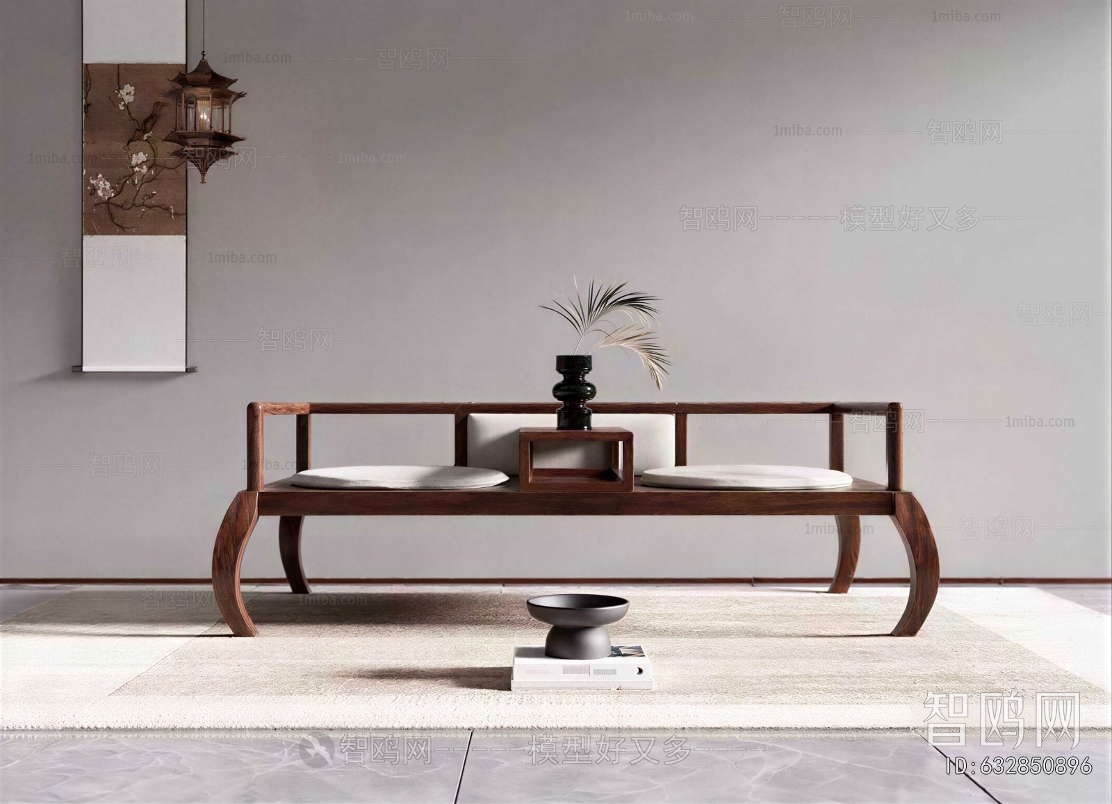 New Chinese Style Card Seat Sofa