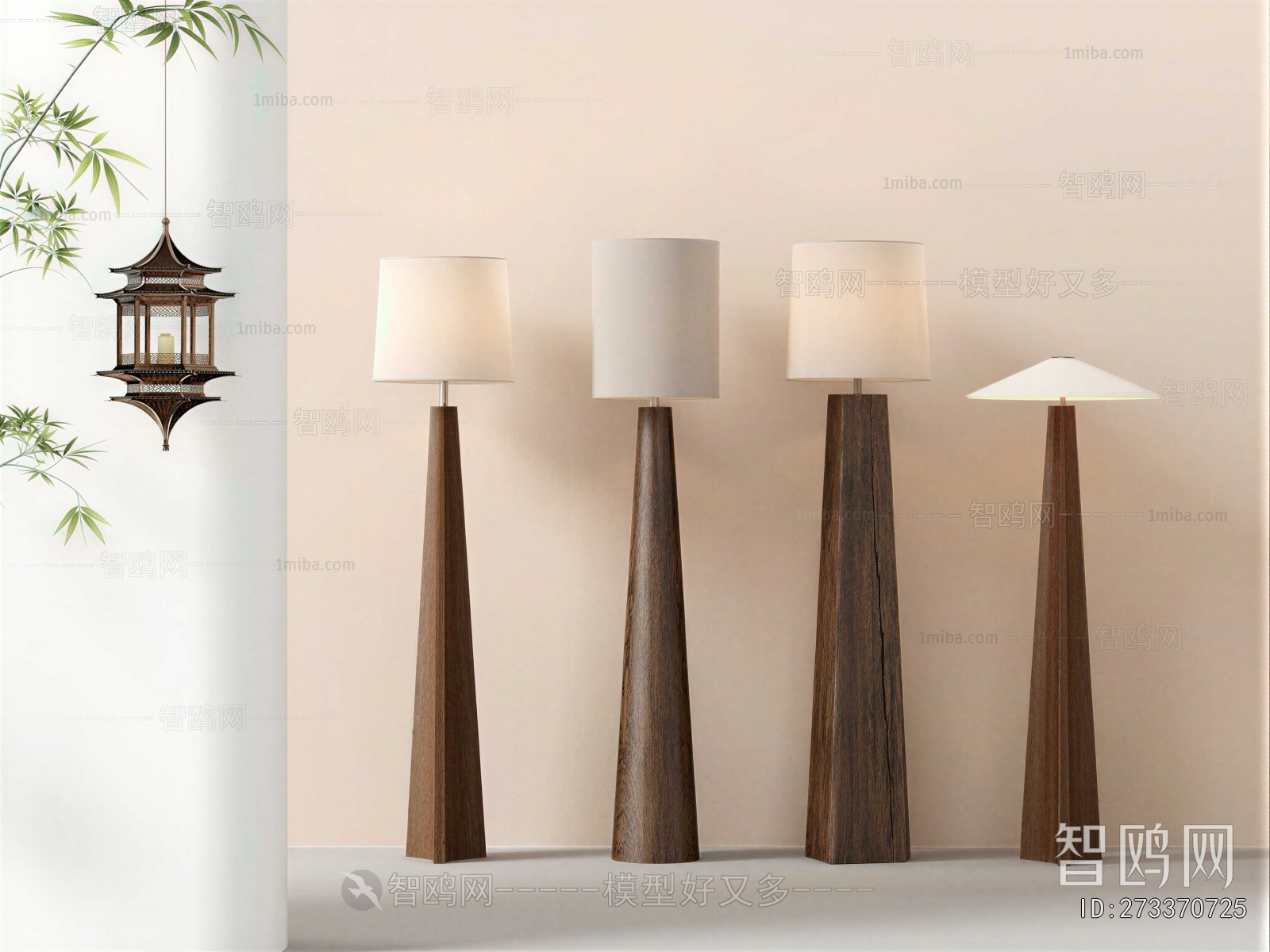 New Chinese Style Floor Lamp