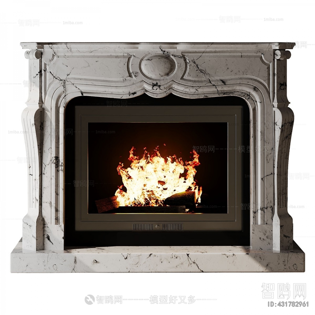 French Style Fireplace