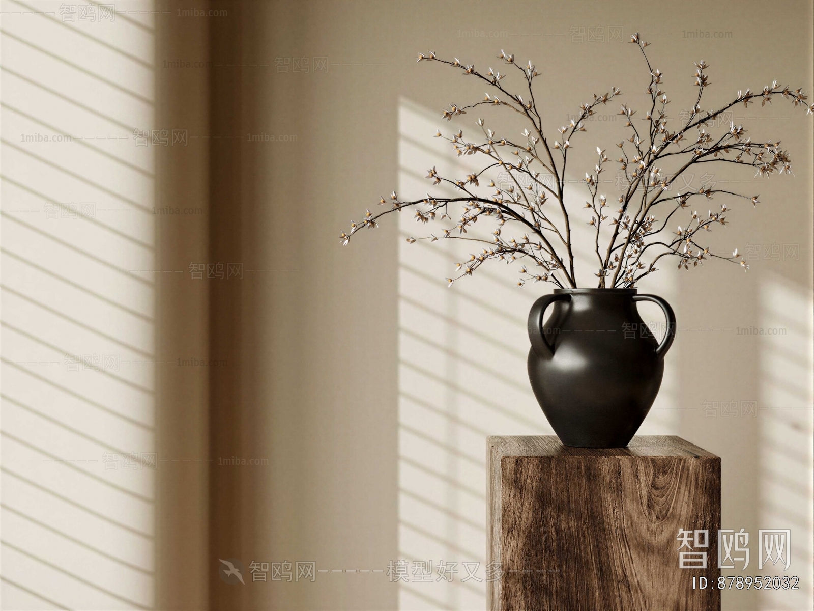 Wabi-sabi Style Dried Branch