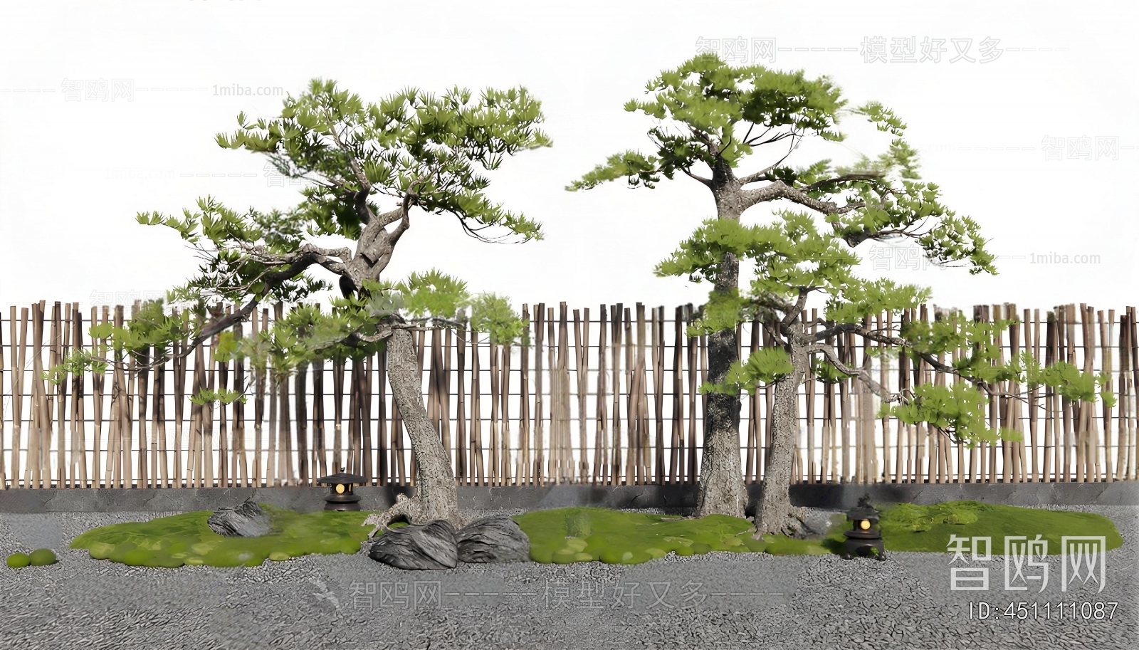 New Chinese Style Plant Landscaping